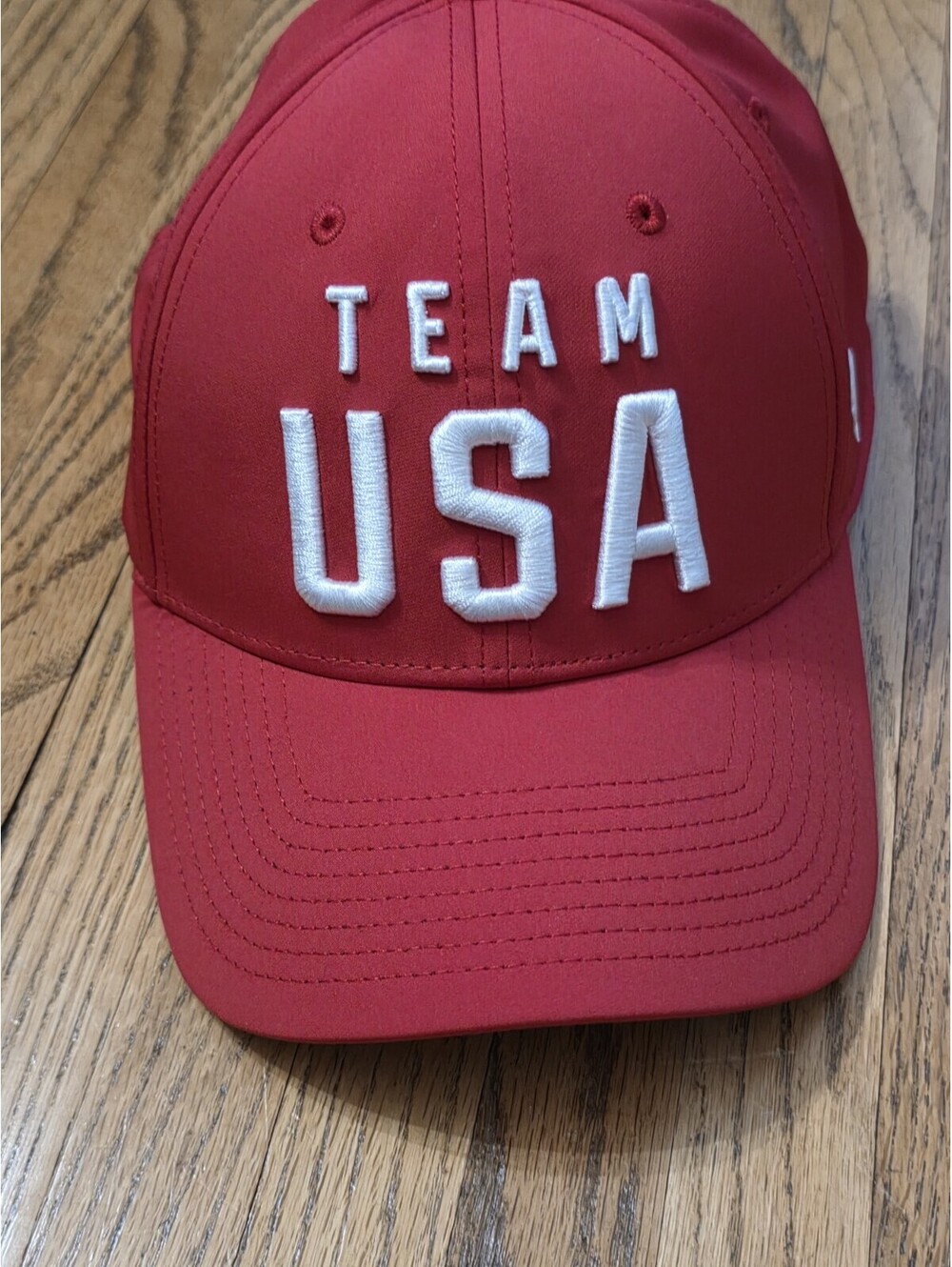 Fanatics Team USA Olympics Red Mens Hat/Cap Snapback